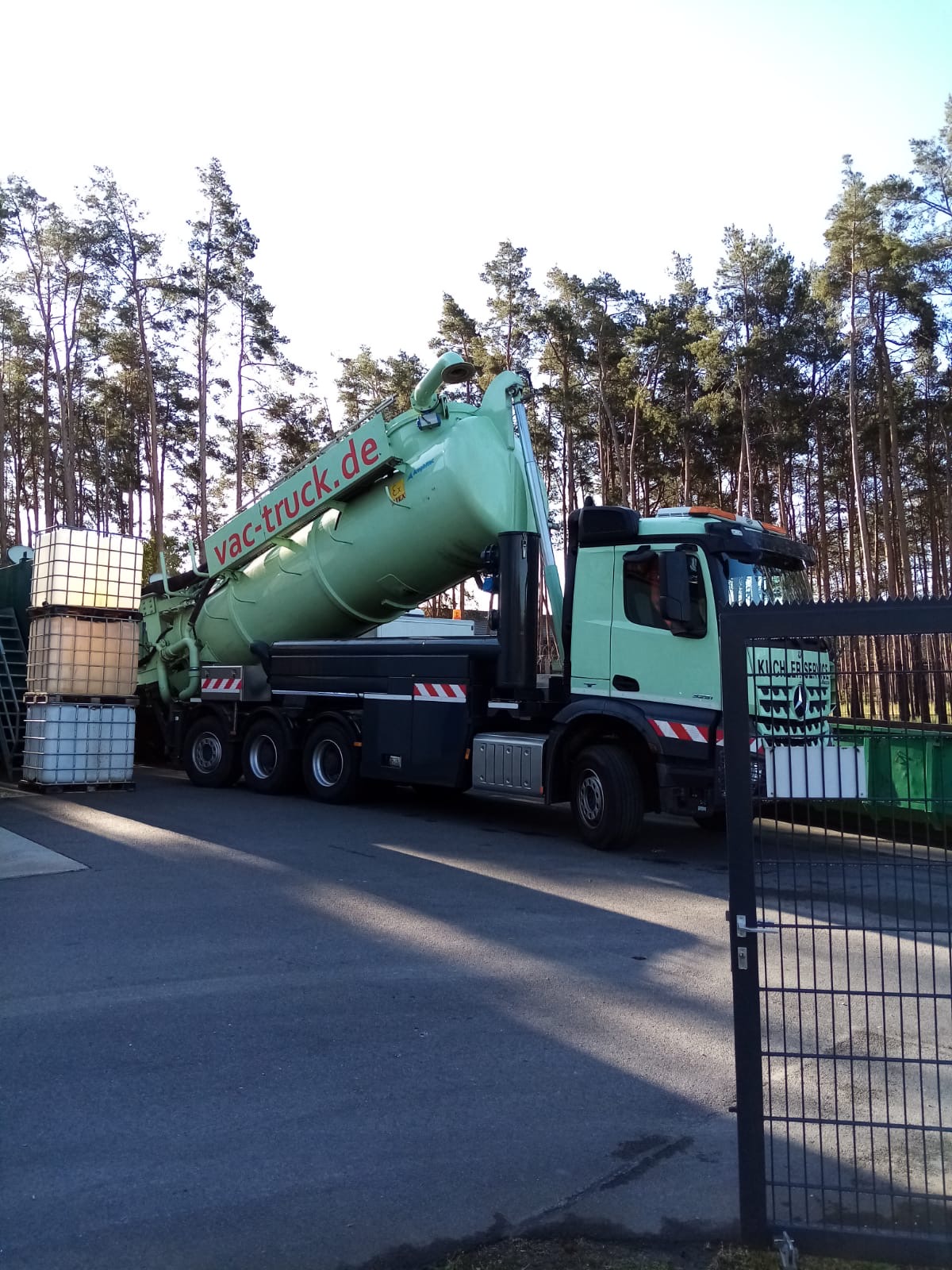 Trockensaugen von Filteranlagen