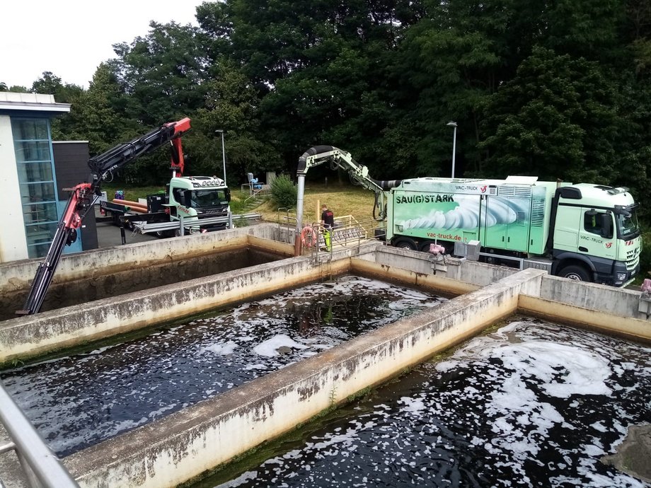 Hochleistungs-Trockensauger für Wasserversorgung und Industrieanlagen